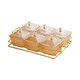 thumbnail image 4 of 6 tazones para servir refrigerios, plato divisorio para postres, plato para frutas secas, platos para refrigerios, plato para servir refrigerios de ámbar, 4 of 8