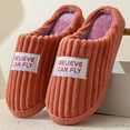 thumbnail image 2 of CHUMUD Slippers for Women, Warm Memory Foam Comfy Plush Slippers with Anti-Skid Rubber Sole Slip On House Shoes Indoor Use, 2 of 9
