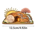 thumbnail image 3 of Wooden Empty Tomb Easter Decor Set with He Is Risen Engraving Three Crosses and Resurrection Scene for Tabletop Mantel Shelf or Tray Display, 3 of 8