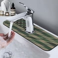 thumbnail image 7 of Sikiie Jungle Green Camo USA Flag Splash Guard for Sink Faucet-1 PC Super Absorbent Fast Drying Mat Sink Gadgets-Splash Guard for Kitchen, Sink Mat, 7 of 7