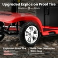 thumbnail image 4 of Arshin Upgrade 4 Wheels Mobility Scooter,Compact Heavy Duty Mobile for Travel,Foldable Powered Wheelchair for Adult,300lbs,Red, 4 of 16