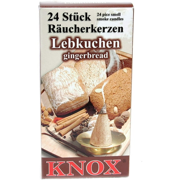 Knox Gingerbread Scent German Incense Cones Made Germany for Christmas Smokers