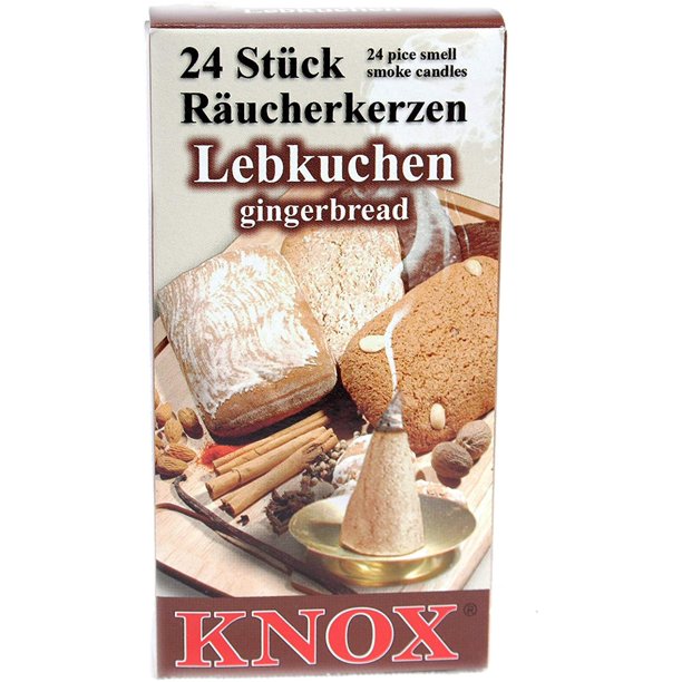 Knox Gingerbread Scent German Incense Cones Made Germany for Christmas