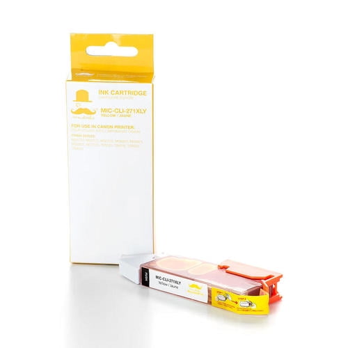 Canon CLI-271XLY 0339C001 Cartouche d'Encre Jaune Compatible Rendement Élevé - Moustache®