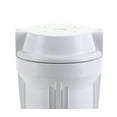 thumbnail image 2 of Hydronix HF2-10WHWH38, 10" White Housing with White Flat Cap For RO & Filtration Systems, 3/8" Ports, 2 of 3