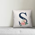 thumbnail image 3 of Creative Products Floral Monogram - S 18x18 Indoor / Outdoor Pillow, 3 of 3