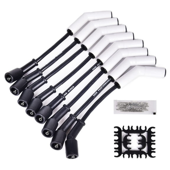 Spark Plug Wire Set Accel 9070C Extreme 9000 Ceramic Boot Compatible with LS Terminals LS3 LS4 LS7