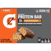 Gatorade Protein Bars Peanut Butter Chocolate , 2.8 Oz 4ct