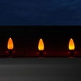 thumbnail image 5 of OptiCore C9 Opaque Ceramic Style Orange LED Christmas Lights Replacement Bulbs, Pack of 25, Shatterproof 0.84W, E17 Base, 5 of 7