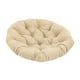 thumbnail image 1 of Cojín para silla Papasan de 20 pulgadas, cojín para silla tipo huevo, superficie impermeable, grueso, colgante Caqui, 1 of 9