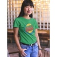 thumbnail image 2 of Jesus Is King Women Kelly Green T-Shirt, Female Large, 2 of 4