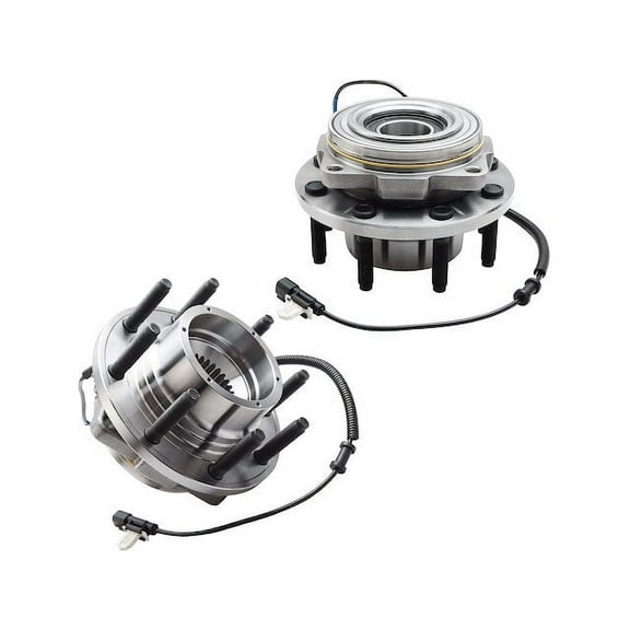 Front Wheel Hub Assembly Set - Compatible with 2011 - 2016 Ford F-250 Super Duty 2012 2013 2014 2015