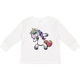 thumbnail image 3 of Inktastic Dabbing Unicorn Boys or Girls Long Sleeve Toddler T-Shirt, 3 of 5