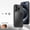 Black, variant on Case for iPhone 16 Pro, Compatible with MagSafe, Metal Shockproof Magnetic Protective Cover with Speaker Dust Cover, Snap Buckle Switch and PC Fine Hole Protective Ring, Black