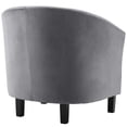 thumbnail image 6 of Modway Prospect Channel Tufted Performance Velvet Loveseat and Armchair Set in Gray, 6 of 6