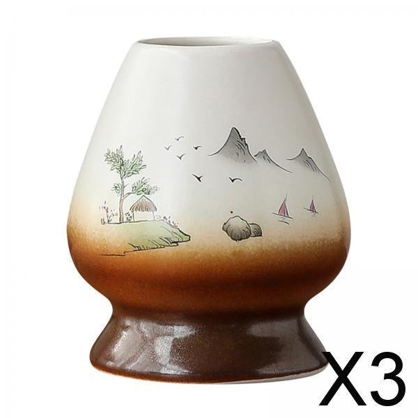 2 soportes para batidor Matcha para principiantes en la del té tradicional japonesa 3 piezas