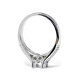 thumbnail image 2 of Women's 1/5ct Split Shank Diamond Ring 14K White Gold, 2 of 3