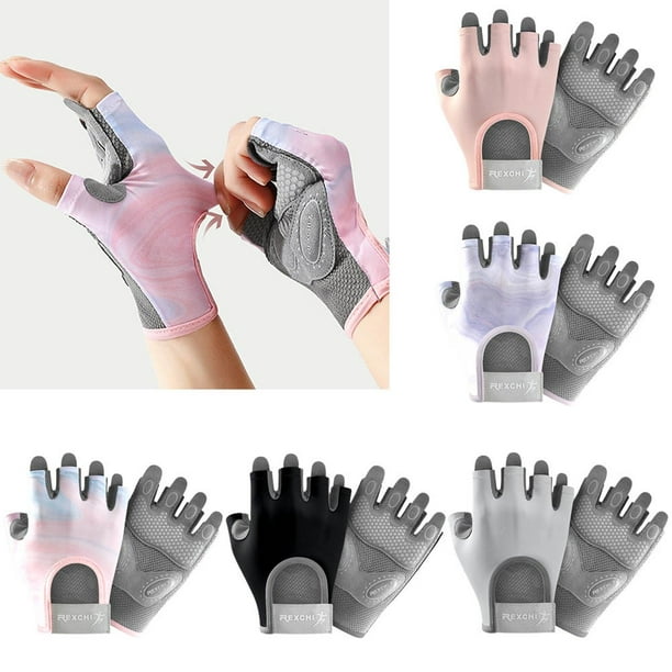 2 Pairs Non-Slip Yoga Pilates Gloves For Women, Barre, Ballet
