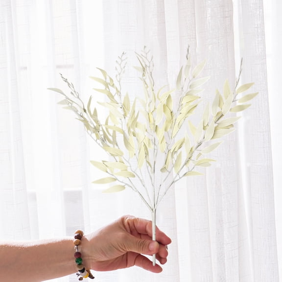 Artificial Flowers Fake Long Stem Floral Decor Plastic Faux Flower for Home Vase Wedding Party Indoor Outdoor Decoration DIY Craft Arrangement Decorative Supplies