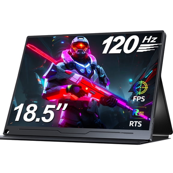 NEWSOUL  18.5" Portable Gaming monitor W/ HDMI USB-C, 120HZ FHD 1080P IPS HDR Eye Care