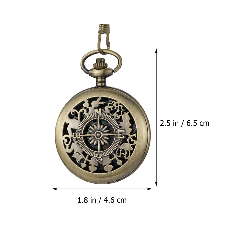 Pocket Watch Compass Retro Multi-functional Tourist Personalized for Math Travel