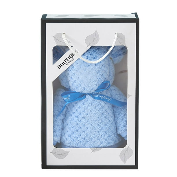 Ingenious Warp Knitted Pineapple Reseau Towel Gift Bear Towel High Density Fleece Gift INS Style