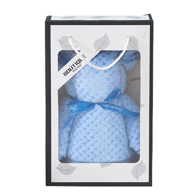 Ingenious Warp Knitted Pineapple Reseau Towel Gift Bear Towel High Density Coral Fleece Gift INS Style