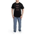thumbnail image 5 of CafePress - Stop And Smell The Rose Men's Dark Pajamas - Men's Dark Loose Fit Cotton Pajama Set, 5 of 7