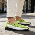 thumbnail image 5 of Willtoo Mens Round Toe Loafers Slip On Casual Dress Shoes with Metal Horsebit Lightweight Daily Business Non Slip Walking Shoes, 5 of 5