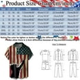 thumbnail image 3 of Ierhent Mens Patriotic T-Shirts Golf Polos for Men Funny Moisture Wicking Golf Shirts Performance Quick-Dry Polo Shirts Short Sleeve Blue,XL, 3 of 4