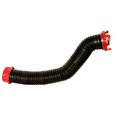 thumbnail image 2 of Valterra Sewer Hose D04-0200 Dominator; 10 Foot Length Extension Hose; 39 Inch Compressed Length; UV Stabilized Poly Construction; Black With Red Fittings, 2 of 2