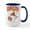 White/Navy Inside, variant on CafePress - Bruh Boo - 15 oz Ceramic Large White Novelty Mug