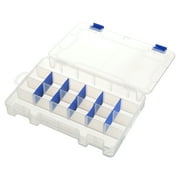 Flambeau Outdoors, 4007 Tuff Trainer, 24 Compartments, 6 Pack, Clear, 11 inches, Fishing Tackle Box
