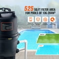 thumbnail image 2 of KFFKFF Pool Filter Cartridge, Covering 525Sq. Ft Area for Inground Pools, Elevated Swimming Pool Filtration System with Enhanced Filter & Leak-resistant, Suitable for Hot Tubs, Spa, Inflatable Pool, 2 of 9