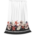 thumbnail image 2 of Sikiie Starfishes Shells Ultra-Soft Micro flannel Blanket Luxury All Seasons Warm Blanket for Bedding Sofa and Travel (4 sizes)-40"x30", 2 of 7