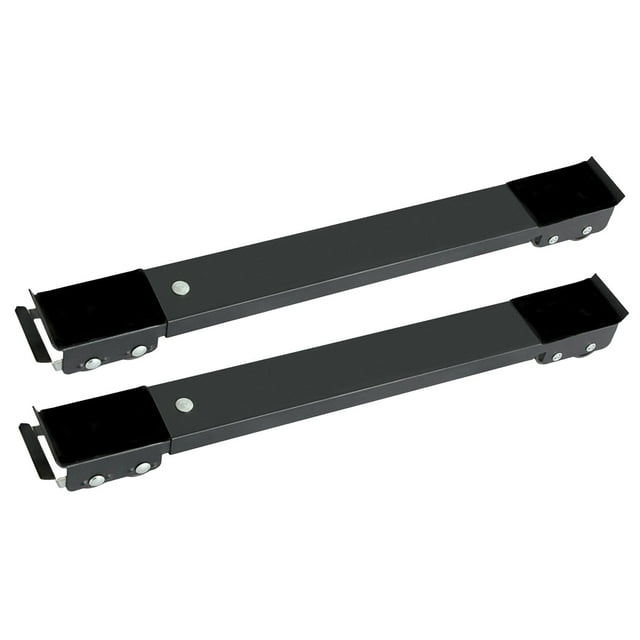 jifeng Appliance Rollers Universal Washing Machine Base for Furniture Freezers Sofa Black