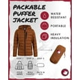 thumbnail image 2 of CANADA WEATHER GEAR Boys' Puffer Jacket - Lightweight Nylon Packable Winter Coat for Boys (8-20), 2 of 6