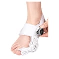 thumbnail image 1 of Corrector de Juanetes Ortopédico Ajustable de 1 pieza, Ferula Corrector Nocturno Juanetes para Mujer y Hombre (Blanco), 1 of 5