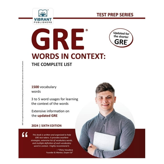 GRE Words In Context: The Complete List, (Paperback)