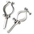 thumbnail image 2 of Marine City Clamp-On Rowlock Oarlocks – 316 Stainless Steel, 1-5/8" Tube, 1/2" Shaft Diameter, Corrosion-Resistant, Rotating Mount with Secure Release, for Kayaks, Boats & Yachts (Pack of 2), 2 of 4