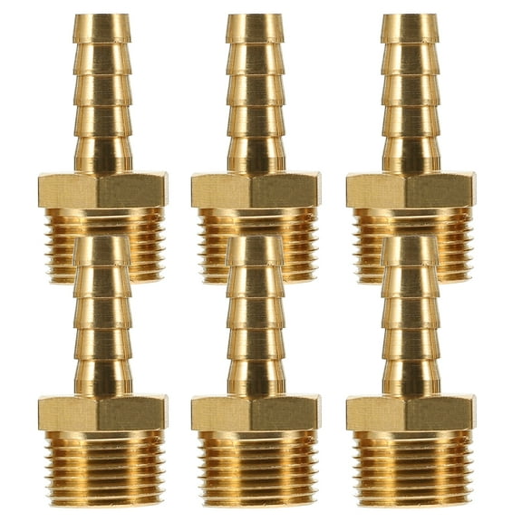 Connector 3/8 Hose Repair Kit Brass Pex Fittings 6 Pcs Copper Rv Accessories Water Line Adapter