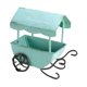 thumbnail image 2 of Carrito de cocina de mesa, carretilla, adorno de hierro para decoración del hogar, organizador de almacenamiento Verde, 2 of 9