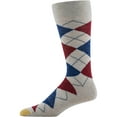 thumbnail image 2 of GOLDTOE Edition Mens Dress Argyle Crew Socks, 3-Pack, 2 of 4