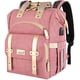 thumbnail image 1 of Mochila bebé, bolsa pañales portátil, con bolsillos aislados y puerto de carga USB, resistente al agua con correas cochecito, mochila viaje para papá y mamá, 1 of 3