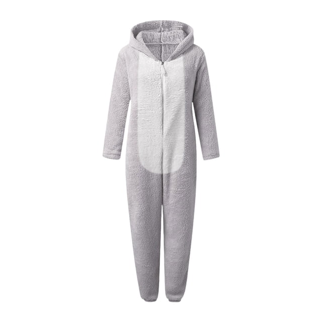 TISHITA Women's Onesie Pajamas Cosplay Costume for Role Play Party Stage Performance Gray M