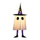 thumbnail image 1 of Fantasma colgante, fantasma brillante, adorno de luz de sombrero, iluminación, decoración de Halloween, decoración colgante para exteriores Violeta, 1 of 9