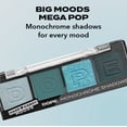 thumbnail image 4 of Hard Candy, Moods Shadow Palette, 4 Bold & Buildable Monochromatic Shades, DOPE, .10oz, 4 of 8