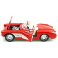 thumbnail image 2 of 1957 Chevrolet Corvette 1/24 Scale Diecast Metal Model - RED, 2 of 4