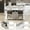 White, variant on MAYEERTY Kitchen Island with Trash Can Storage Cabinet, White