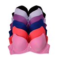 thumbnail image 1 of Iheyi 6 Packs Women Basic Full Cup Padded Everyday Wear 30A 32A 34A 36A Bra (34A, 6658), 1 of 2